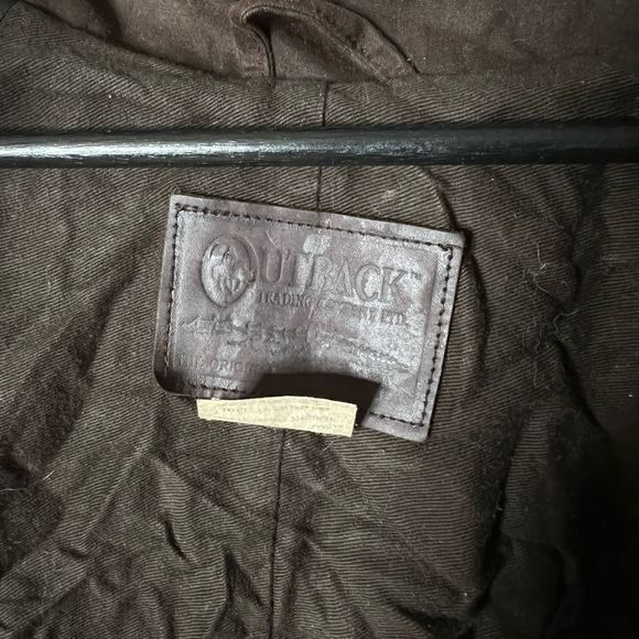 Outback Trading Company Oilskin Duster Long Coat XL - Picture 5 of 5